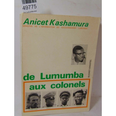 Kashamura  : De Lumumba aux colonels...