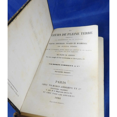 Andrieux  : Fleurs de pleine terre 1866...