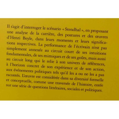 Vanoosthuyse  : Le Moment Stendhal - François Vanoosthuyse...