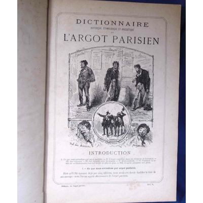Larchey  : Dictionnaire de l'argot parisien. Par Lorédan Larchey...