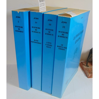 Jean  : histoire de Gergovie tome 1 et .histoire de bibracte (tome 2-3-4)...