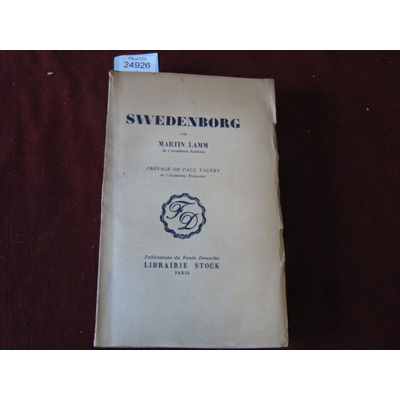 LAMM  martin  : SWEDENBORG...