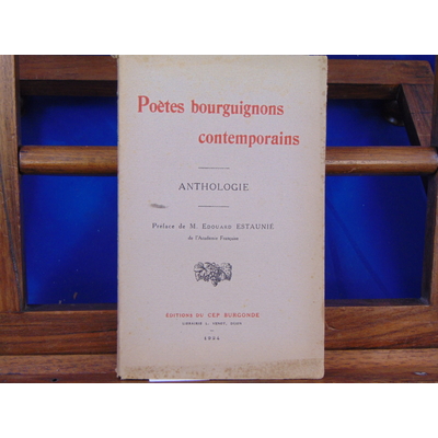 collectif  : poètes bourguignons anthologie...