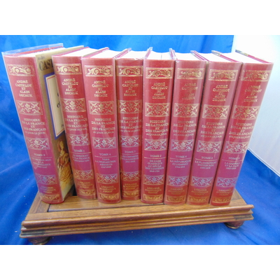 Castelot André et : Histoire de la France  et des Françaises( 8 volumes)...
