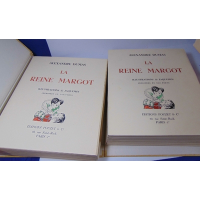 Dumas  : La reine Margot.  illustrations couleurs de  JAQUEMIN...