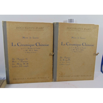 : Musée du Louvre. la Céramique chinoise. 2 vol. De l'Epoque des Han à l'Epoque des Ming (206 av. J. C. - 16