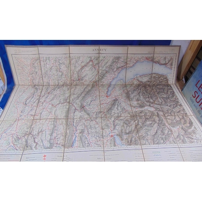 : carte 1/200 000 N° 48 ANNECY (rev. de 18888 )...