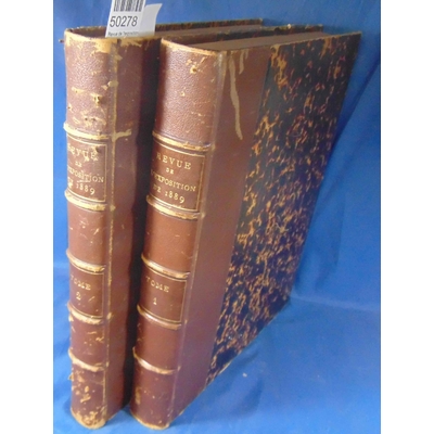 Dumas  : Revue de l'exposition universelle de 1889. 2 volumes. Par Louis de Dumas, François- Guillaume ; Fourc