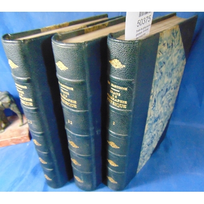 Martonne  : Traité de géographie physique. complet des 3 volumes...