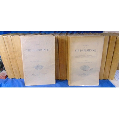 BALZAC  : Oeuvres complètes HOUSSIAUX 1877 20 volumes BERTALL JOHANNOT...