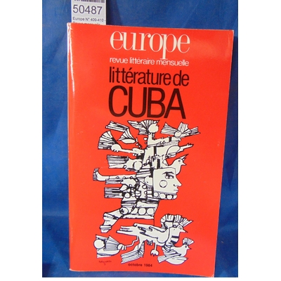 : Europe N° 409-410 - Revue mensuelle. Littérature de Cuba....