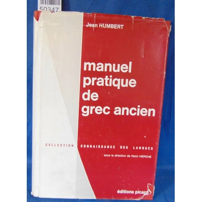 Humbert  : Manuel pratique de grec ancien...