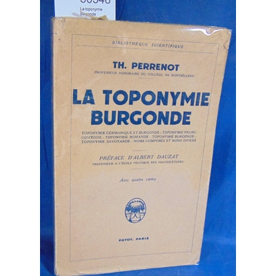 Perrenot  : La toponymie burgonde...