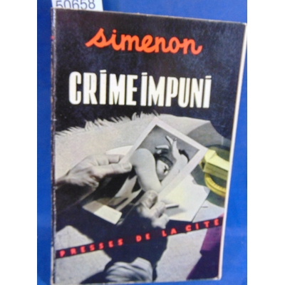 Simenon  : Crime impuni (1954)...