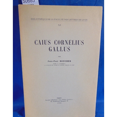 Boucher  : Caius Cornelius Gallus...