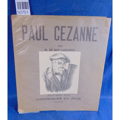 Ors  : Paul Cezanne par G. Di San Lazzaro. envoi à Edouard Herriot...
