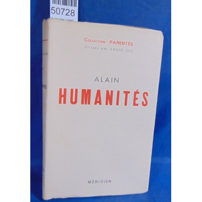 alain  : Humanités (1946)...