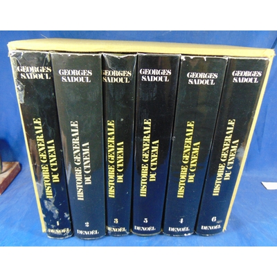 Sadoul  : Histoire générale du cinéma- En 6 tomes - 1/ L'invention du cinéma, 1832-1897 - 2/ Les pionniers du