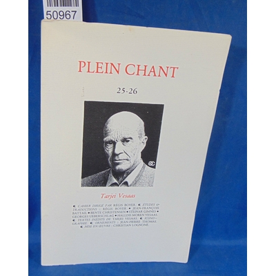 Boyer  : Plein chant 25 26 Tarjei Vesaas...