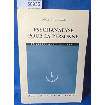 Caruso  : psychanalyse pour la personne...