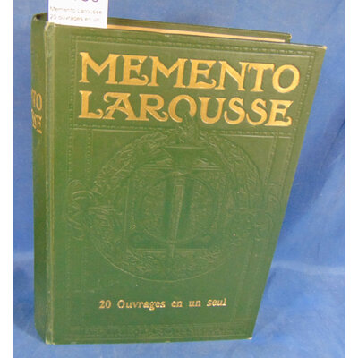 : Memento Larousse. 20 ouvrages en un seul...