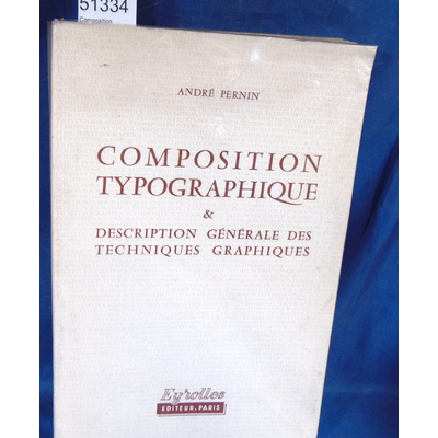Pernin  : Composition typographique...
