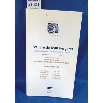 Vermorel  : L'Oeuvre de Jean Bergeret - Henri Vermorel...