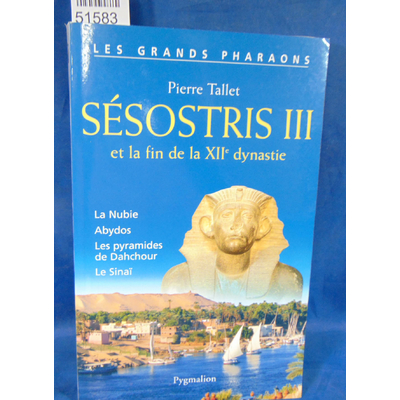 Tallet  : Sésostris III et la fin de la XIIe dynastie. Par Pierre Tallet...