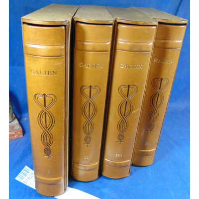 Galien  : Epitome en quatre parties. 4 volumes...