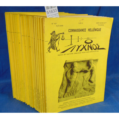: 26 N° Connaissance hellénique N°97 au N°105 et 107 -1999 à 2006)...