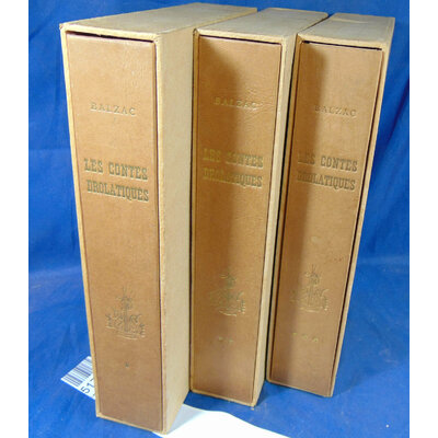Balzac  : Les contes drolatiques hubert. Illustrés par André Hubert (3 vol.)...