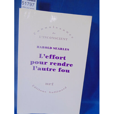 Harold Frederic  : L’effort pour rendre l’autre fou. Par Harold Frederic Searles...