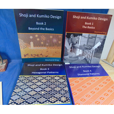 King  : Shoji and Kumiko Design - Book 1 -2 - 3 - 4. Par Desmond King...