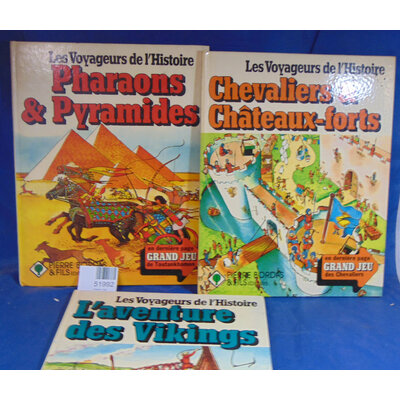 : 3 livres : Les voyageurs de l'histoire . 1978 (en derniere page grand jeu )...