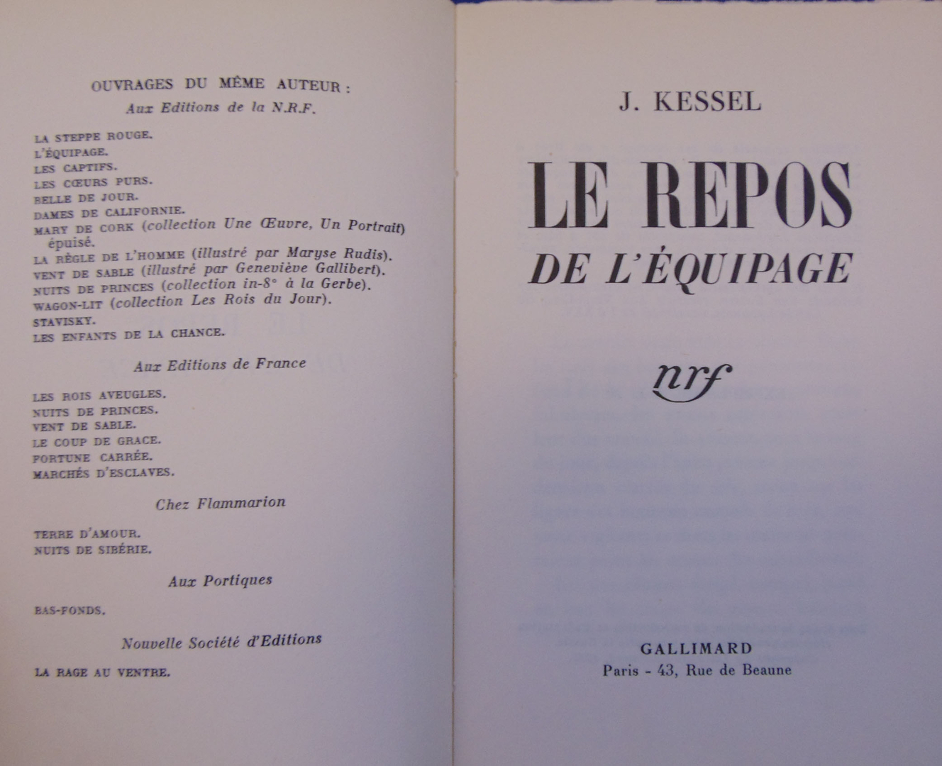 Résumé Du Livre L équipage De Joseph Kessel