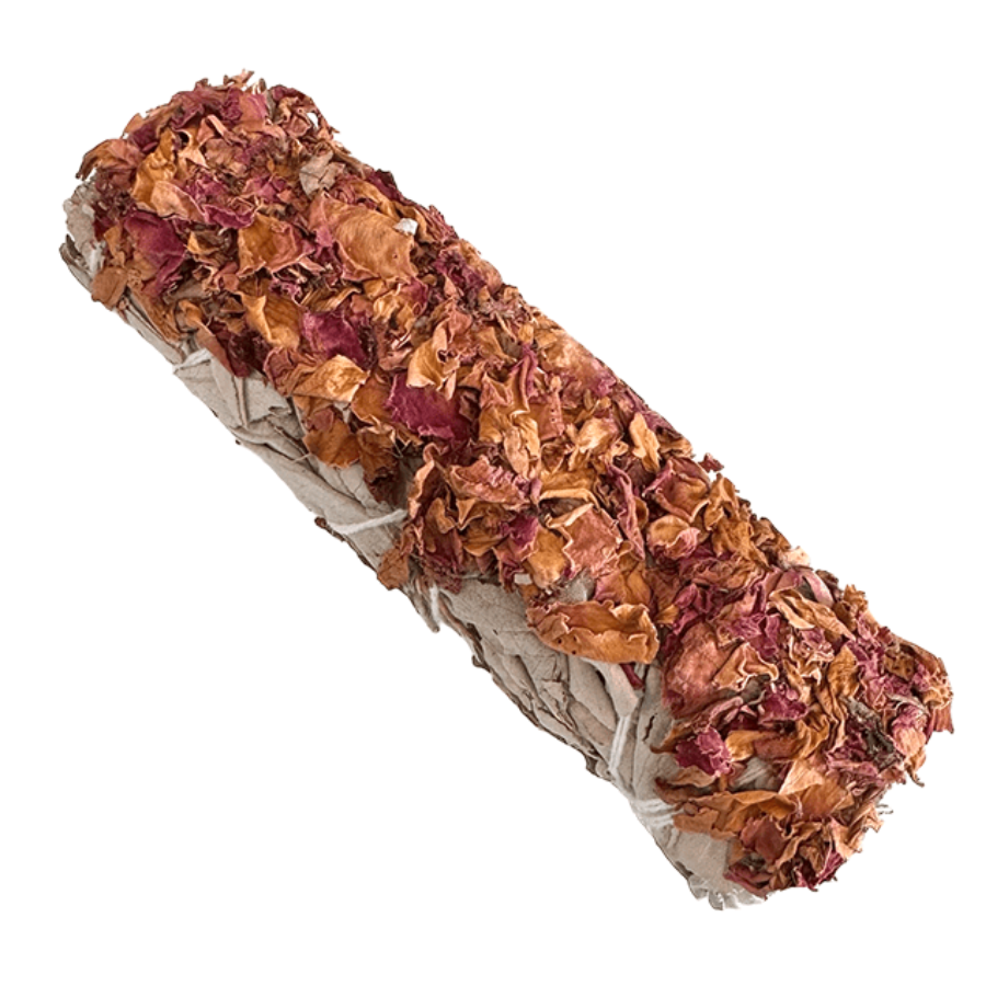 smudge-sauge-blanche-et-rose-de-castille-boutique-esoterique-le-temple-d-heydines