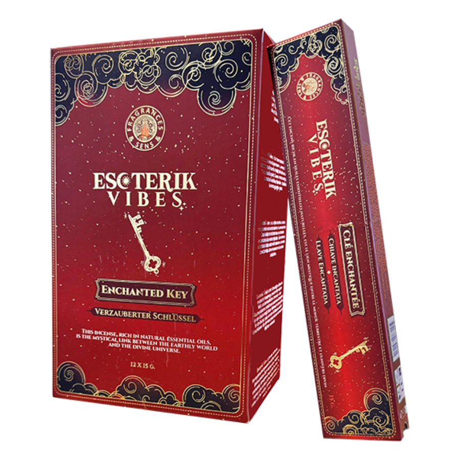 encens-en-batons-esoterik-vibes-cle-enchantee-fragrances-et-sens-boutique-esoterique-le-temple-d-heydines