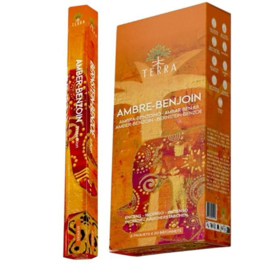encens-sans-charbon-en-batons-terra-fragrances-et-sens-ambre-benjoin-20g-boutique-esoterique-le-temple-d-heydines