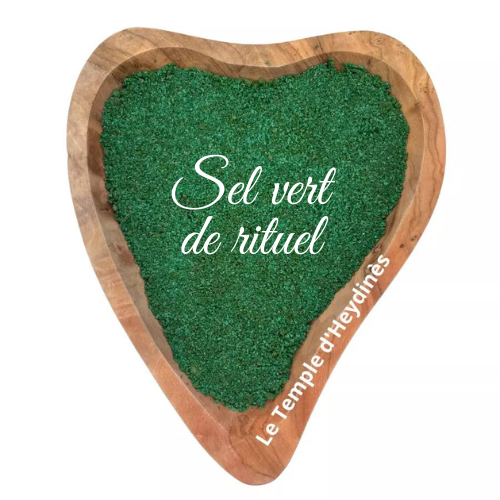 Attirez l'abondance positive avec le sel vert de rituel