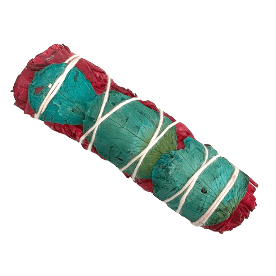 fagot-sauge-blanche-sang-de-dragon-petale-de-rose-bleue-terra-boutique-esoterique-le-temple-d-heydines