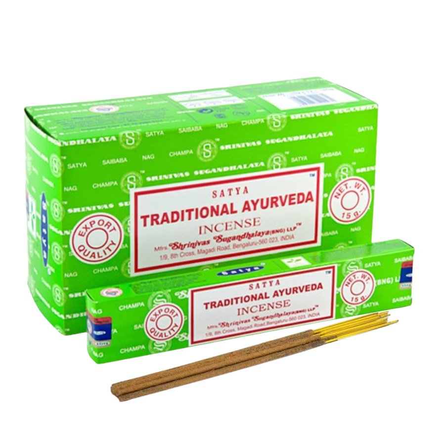 encens-en-batons-ayurveda-traditionnel-satya-traditional-ayurveda-15-grammes-boutique-esoterique-le-temple-d-heydines
