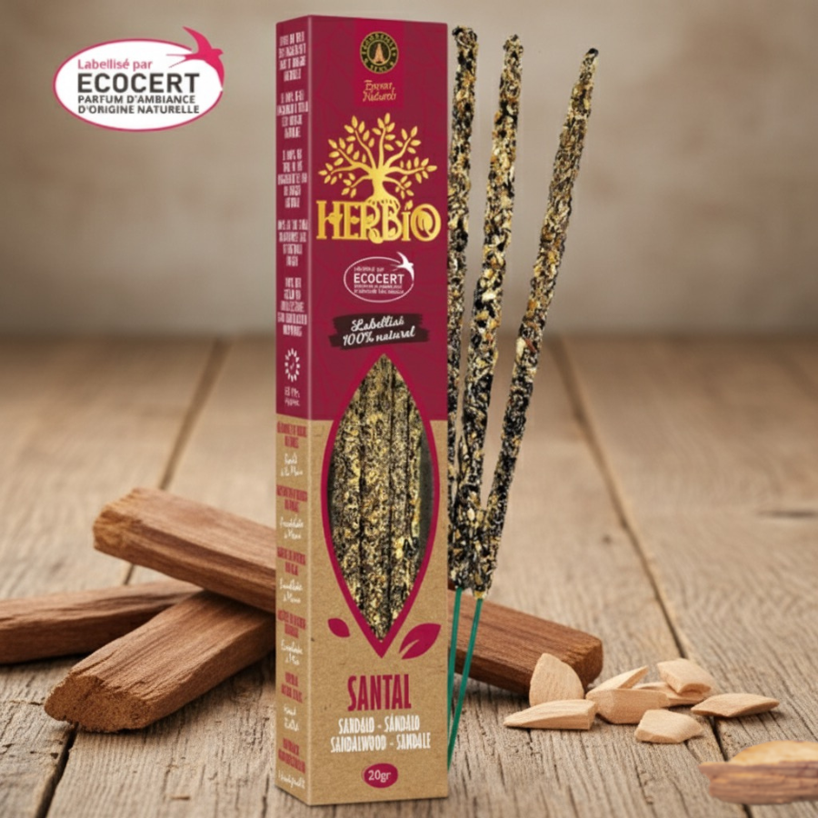 encens-en-batons-herbio-bois-de-santal-fragrances-et-sens-labelise-ecocert-20-grammes-boutique-esoterique-le-temple-d-heydines