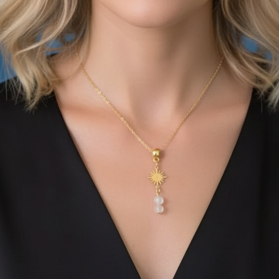 collier-selenite-etoile-creation-boutique-esoterique-le-temple-d-heydines