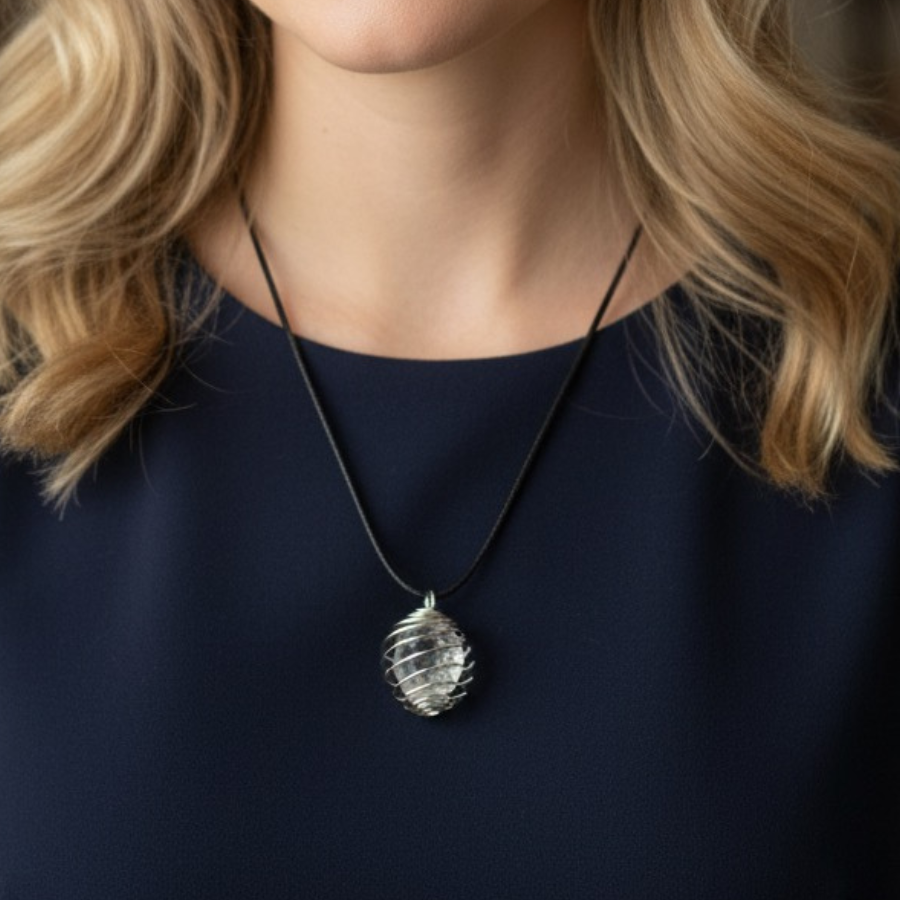 collier-spirale-topaze-bleue-creation-boutique-esoterique-le-temple-d-heydines
