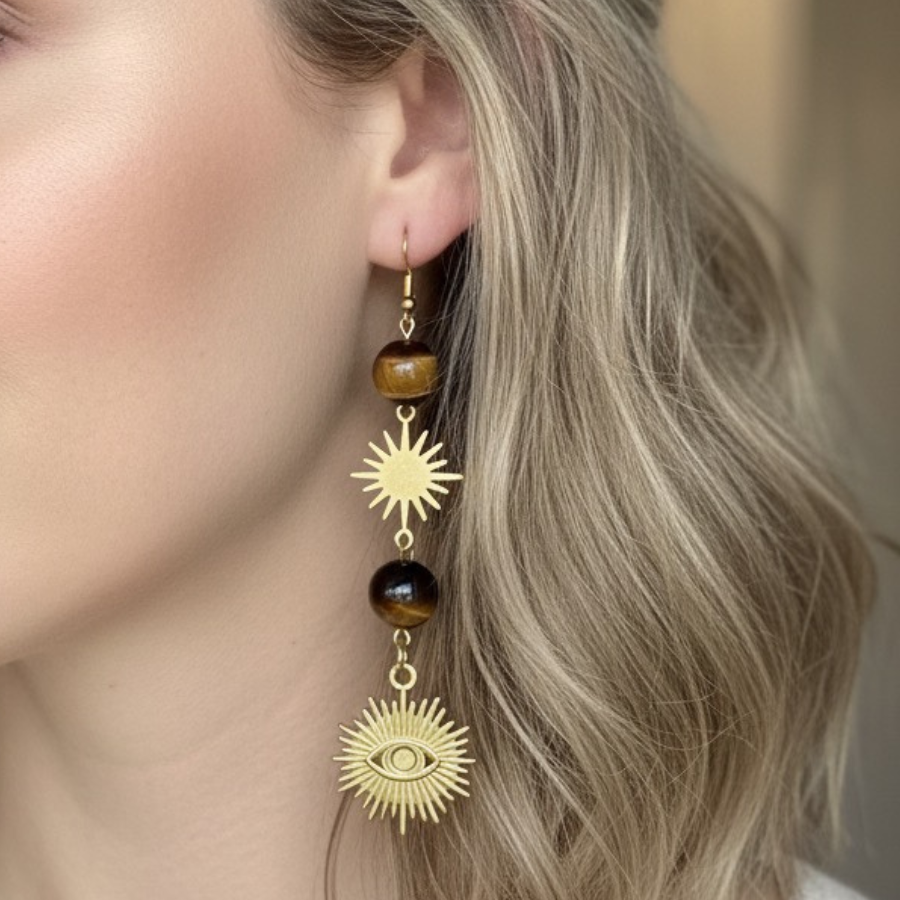 boucles-d-oreilles-oeil-de-tigre-oeil-de-nazar-mauvais-oeil-creation-boutique-esoterique-le-temple-d-heydines