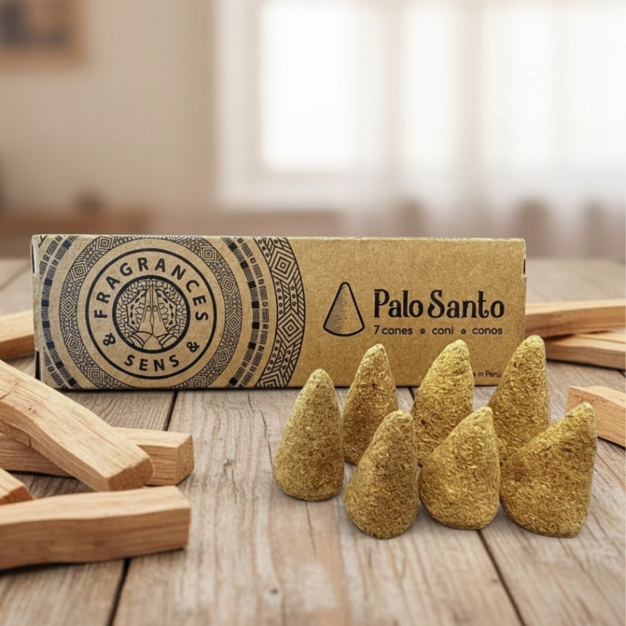 cones-d-encens-palo-santo-du-perou-fragrances-et-sens-boite-de-7-cones-boutique-esoterique-en-ligne-le-temple-d-heydines