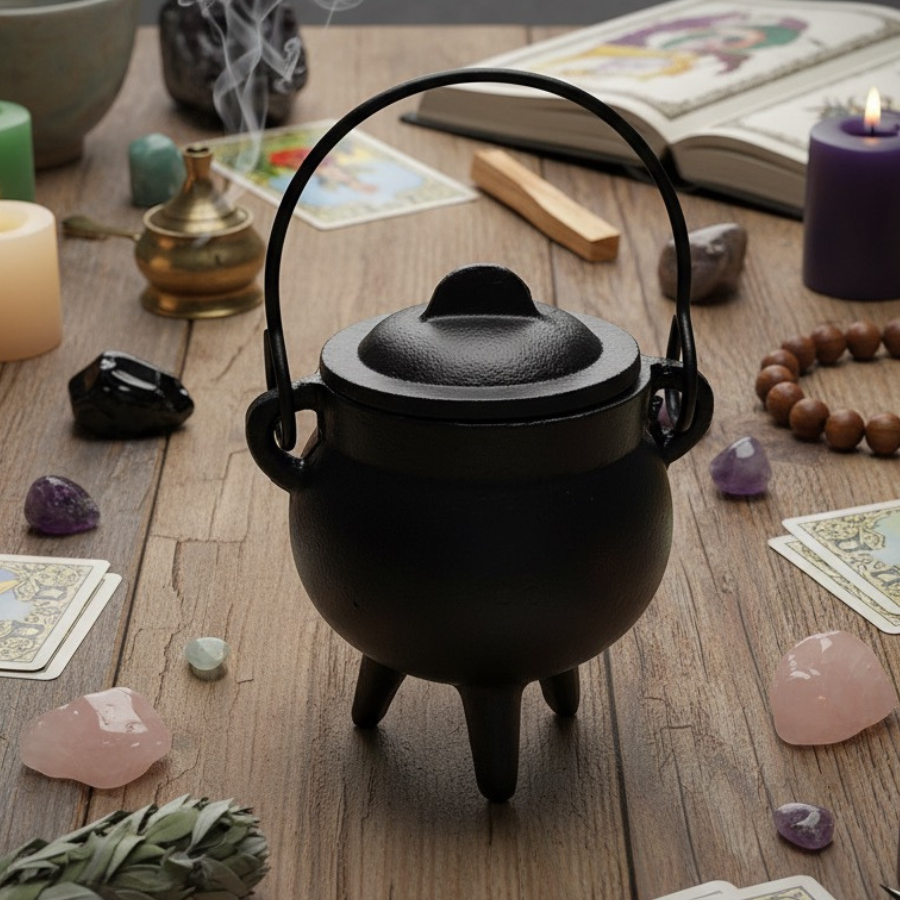 chaudron-en-fonte-noir-moyen-modele-boutique-esoterique-en-ligne-le-temple-d-heydines