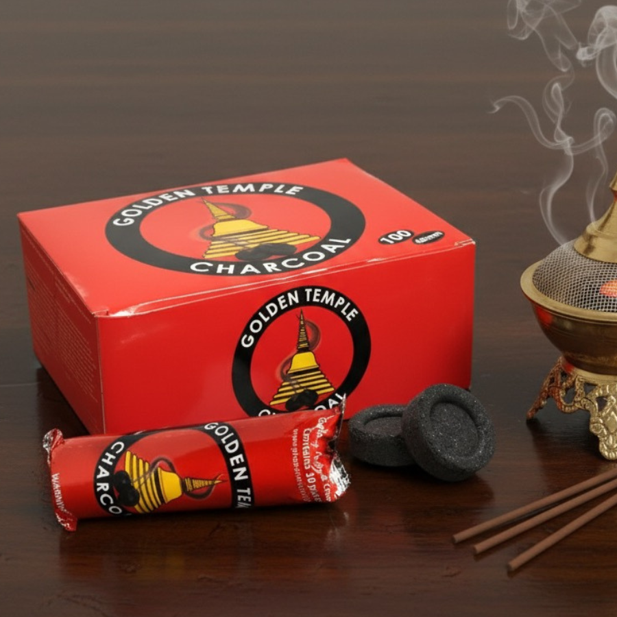 charbon-ardent-pour-encens-44-mm-golden-temple-charcoal-boutique-esoterique-en-ligne-le-temple-d-heydines