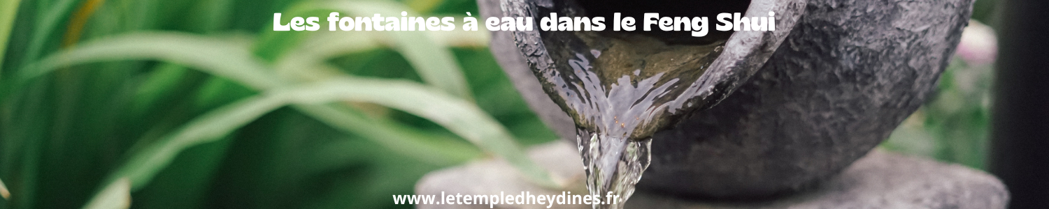 Les secrets des fontaines à eau : une approche Feng Shui
