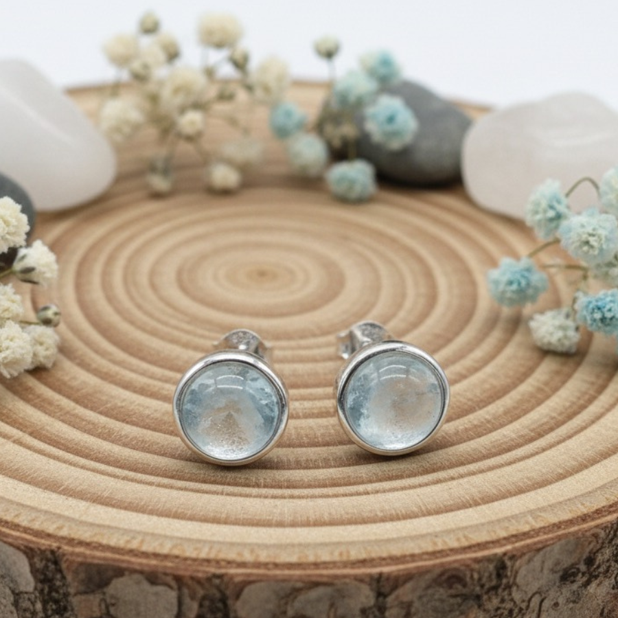 boucles-d-oreilles-aigue-marine-boules-polies-7-mm-argent-925-boutique-esoterique-le-temple-d-heydines-boutique-esoterique-en-ligne